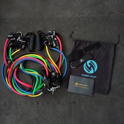 Brand new pair of resistance band set; kept in storage. 
▪︎Premium 2 x 5 bands (10), 10lb-50lb
▪︎2 x foam handles
▪︎2 x wrist/ankle strap attachments
▪︎Door anchor
▪︎Quality carry case
▪︎Gift envelope has workout descriptions and diagram demonstrations

2 pair for hand/wrist/ankle/waist will keep you going forever; allowing you to perform much more workout options, exercises and hit all muscle groups in every way at full range.

W9 1BT

Lots more gym equipment being sold to make space for conversion; drop a message for inquiries or for faster response leave contact.