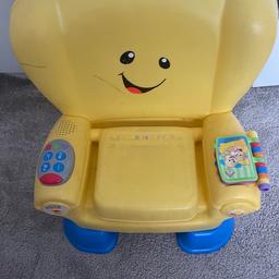 Fisher price smart stages laugh and learn chair in very good condition still working well plus 3AAA batteries included