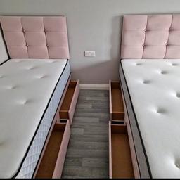 For more details WhatsApp at +44 7424 461134

🎨Comes in wide range of colours & Fabrics
Available Sizes 📐
Single, Small Double, Double, Kingsize & Superking Size

All types of Upgraded mattresses available

✅Mattress optional
✅ FREE Delivery now Available
✅Ottoman box available
✅Drawers Storage (Optional)
✅ Includes slats & solid base
✅Cash on Delivery Accepted
✅Nationwide Delivery Available (T&C Apply)

If this looks like next dream bed then get in touch with us🌠

Shop this luxury bed frame for the most reasonable and honest prices💥