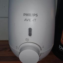 Verkaufe Flaschenwärmer von Philips Avent, da er selten bis nie gebraucht wird. 
Wenn ich ihn benutzt hab war ich immer sehr zufrieden. Er ist in 3 Stufen verstellbar und kann die Nahrung auch auf einer konstanten Temparatur warm halten :)