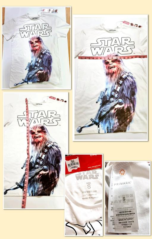 Buy & Sell Staffordshire Cannock Chase - Photos for STAR WARS T-SHIRT WHITE SIZE SMALL BRAND NEW