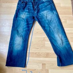 Selten getragene G- Star Jeans 38/30 sehr guter Zustand keine Flecke. Hosenbeine gekürzt Innenmass siehe Foto 72 cm
Abholung bevorzugt
Privatverkauf keine Garantie, Gewährleistung und Rücknahme