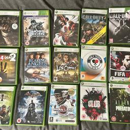 X 15 Xbox 360 game bundle scaling down my gaming collection check out my other items