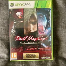 Devil may cry hd collection for the Xbox 360 complete with manual disc is in good condition