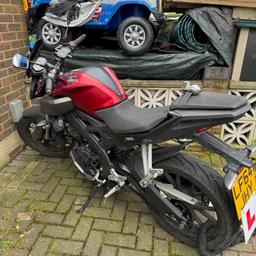 2014Yamaha MT 125 2014(64) going for £2200. Recently been serviced, sprocket and chain are new. Fresh MOT Heated grips included. Wireless charging phone holder. Scorpion exhaust. Tinted windscreen.  im selling on behalf of my brother so i can send his details in pm👍