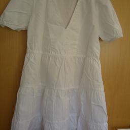 Wunderschönes weißes Damen Sommer Kleid in der Gr. S