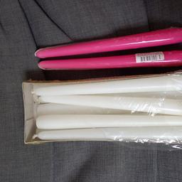 - 24,5 cm lang und 2,35 cm Durchmesser 
- Versand gegen Aufpreis möglich 
- 2 rosa einzeln verpackt und 9 weiße in einer geöffneten Packung
