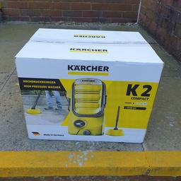 New & Sealed.

Kärcher Pressure Washer K 2 Compact Car & Home, pressure: 110 bar, flow rate: 360l/h, area: 20m²/h, water filter, weight: 3.74kg, high-pressure hose.

Effective cleaning: The K 2 Compact Car & Home pressure washer effectively removes dirt at a pressure of 110 bar with a flow rate of 360 l/h and an area output of 20 m²/h

Compact and light: The pressure washer is very compact and particularly lightweight at only 3.74 kg. It can be transported easily thanks to the ergonomic carrying handle

Includes the Patio Cleaner attachment.

Collection Bedford or Milton Keynes

Totally brand new.


MA2ZA-Gaz  K3 K4 K5 Patio Cleaner car Home