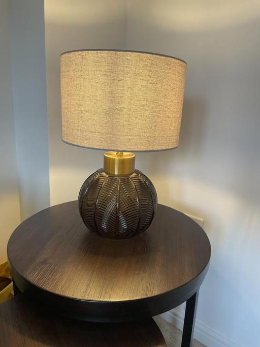 Buy & Sell West Midlands Birmingham - Photos for BRAND NEW - Smoked Glass Table Lamp - £20