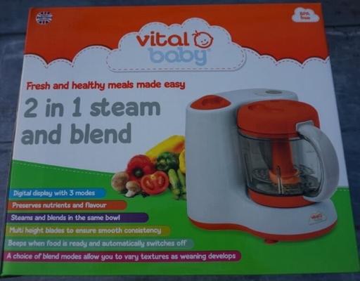 Buy & Sell South West London Kingston upon Thames - Photos for Vital baby 2 in 1 blend and steam