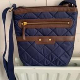 Ladies quilted cross body bag

Also has a zipped compartment inside

Condition: pristine, unused, have a similar bag already

Post: Paypal only - buyer pays postage.
Please note item will be dispatched once payment has cleared.
Carrier: Royal Mail, second class signed for

Please read product description carefully before purchasing, as I am unable to offer refunds or exchanges.