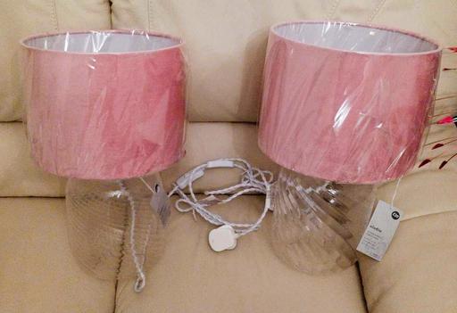 Buy & Sell West Midlands Birmingham - Photos for BRAND NEW - 2 GLASS TABLE LAMPS - £25