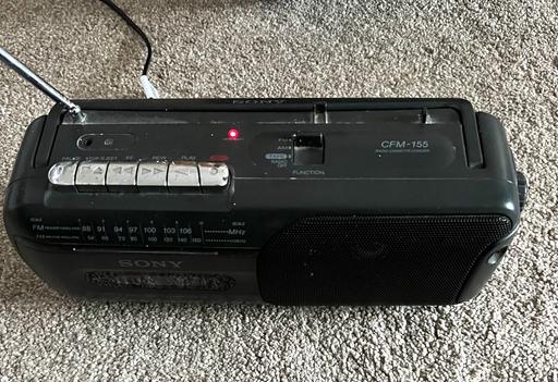 Buy & Sell West London West Kensington - West London - Photos for Vintage Sony CFM-155 Radio Cassette-Corder