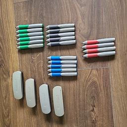 Bundle of 24 pens and erasers for Smartboard. I am pretty sure that they are working but no way of checking it, hence low price