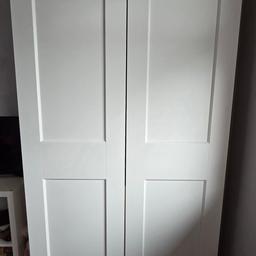 Ikea pax wardrobe with hanging rail and 4 drawers, 100x58x201.  Current selling price is £359.
Would like gone asap, unable to fully dismantle without causing damage as the backboard is nailed on per instructions.
Collection only from smoke/pet free home in Blaydon 
