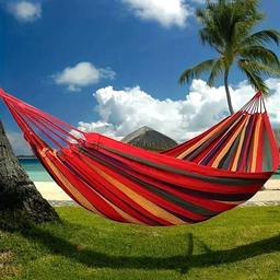 Hammock size L 175cm W 78cm For Camping, Patio, Garden Outdoor/ Indoor new condition never used from pet home free and smoke free