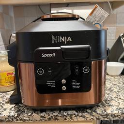 Ninja Deluxe Black & Copper Edition Speedi 10-in-1 Rapid Cooker & Air Fryer ON400UKDBCP - used only a few times, still has 1.5 years of manufacturer warranty. RRP is 249