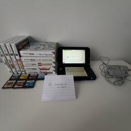 Grab the Nintendo 3ds xl 
Comes with charger and stick , with extra 4 gb storage sd card , comes  with 16 games 9 of which are boxed and have full manual e.c.t some with game card , in good condition with minimal scratches  open to offer