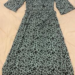 Ladies off the shoulder Blue animal print dress. Brand new with tags from Papaya at Matalan. Size 12. Excellent condition from a smoke free home. Collection from FY1 6LJ