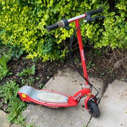 Orange Razor electric scooter , spares or repair needs a battery and charger