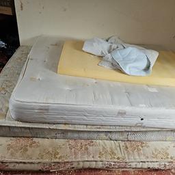 3 mattresses and 1 baby mattress available to collect as soon as possible ASAP
