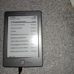 kindle paper white ebook 4gb 4th generation 6 inch screen, charger, case and instructions booklet, excellent condition throughout