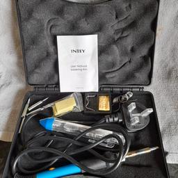 small soldering iron kit,lots of heads,wire flux etc.in good working order .collection from Rawnsley,Cannock
