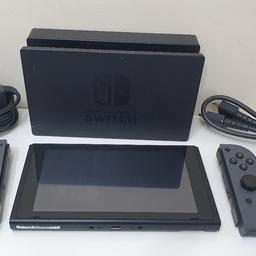 Nintendo Switch Grey Joycons Console - Unboxed

Full working order.
Can be shown working.

Console comes with HDMI cable, power lead, Grey Joycons and Dock to connect to the TV.

Collection is from Walsall.

Delivery is available for extra.

No swaps.

Please note, the console screen has scratches as well as a small chip/dent on screen. The outside of the console shell is in good condition. The kick stand to the console is also missing. Replacement part can be bought and fitted easily and cheap but it isn't required to use the console.