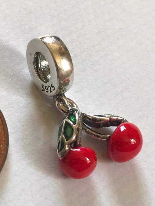 Buy & Sell Greater Manchester Stockport - Photos for Silver Cherries charm Genuine S925 Pandora