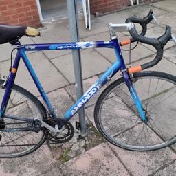 Road bike, 14 speed, gears and brakes work fine, good thread on tyres, does need some tlc, collection only