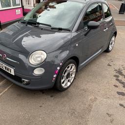 Fiat 500 1.2 petrol 2012
This is a nice clean car had loads of work done. It runs and drives great mot till next year part service history good first car for someone. Does have some age related marks. Very nice colour also has the sports wheels and side skirts. Any questions message me
