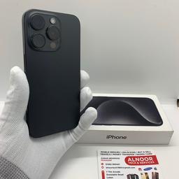 *** Fixed Price No Offers ***
** Swap Offers Available **

Apple iPhone 15 Pro

📌 256GB Storage
📌 Unlocked To Any Sim Card
📌 Genuine Apple Device Not Repaired /  Refurbished
📌 Graphite Colour 
📌 Pristine Condition No Scratches Or Dents
📌 100% Battery Health
📌 Apple Warranty Till 27th January 2025
📌 5G Sim Connection 

Collection :
Shop Name : Al Noor Tech And Services
174 Dunstable Road
LU4 8JE
Luton

Number :
0️⃣7️⃣4️⃣3️⃣8️⃣0️⃣2️⃣2️⃣6️⃣8️⃣0️⃣
0️⃣1️⃣5️⃣8️⃣2️⃣9️⃣6️⃣9️⃣4️⃣0️⃣1️⃣

For Any More Information , Please Message Us Thanks