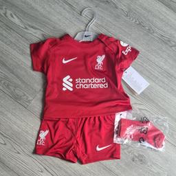 brand new
 Original 
Nike Liverpool Fc football kit 
Size 6-9 months