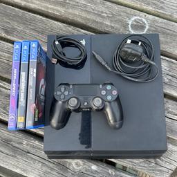 SONY PlayStation 4 500GB with controller leads and 3 games

Gran turismo
Grand theft auto 5
Need for speed heat

Open to offers

Collection preferred or can deliver locally