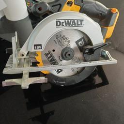 Dewalt circular saw
used once just to test
not a refurbed unit.
BARE UNIT
18v
