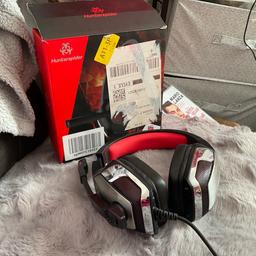 Hunterspider gaming headset. Rarely used. Available for collection only from North Shields. This is not open for discussion so please don’t ask
