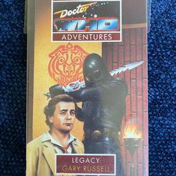 ( NEW ) DOCTOR WHO PAPERBACK BOOK UNOPENED UNREAD - THE NEW DOCTOR ADVENTURES - LEGACY BY GARY RUSSELL  ( BUYER MUST COLLECT CAN NOT DELIVER OR POST PAYMENT ON COLLECTION ( post code SE193SW