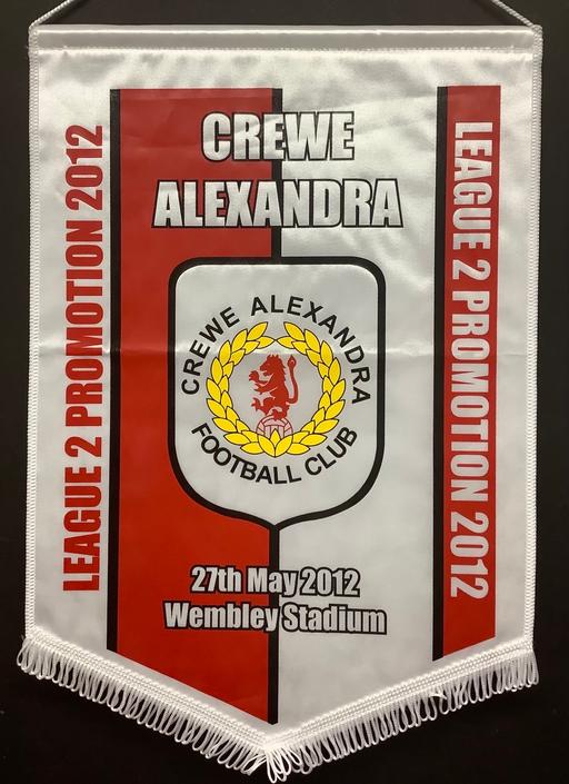 Buy & Sell Lancashire Blackburn with Darwen - Photos for Crewe Alexandra Football Pennant 2012 Wembley