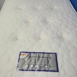 new bed orthopedic mattress with base was £250