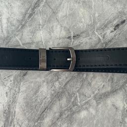 Men’s Black leather Hugo Boss belt., 32-34W brand new £10