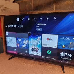 LG 43 INCH SMART 4K UHD HDR LED TV WITH WIFI, APPS, FREEVIEW & FREESAT HD, 

COMES ON ITS STAND WITH REMOTE CONTROL

43 INCH SCREEN
4K ULTRA HD TV
SMART TV WITH APPS
FREEVIEW HD & FREESAT HD
APPS INCLUDE NETFLIX, AMAZON PRIME 
3 X HDMI PORTS

CAN DELIVER FOR PETROL COST