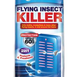 Flying Insect Killer

Kills moths, mosquitoes and many other flying insects. Protection for up to 60 days. Protects & freshens with a lavender scent.

WAS £4.50

Brand new