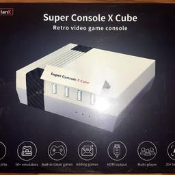 Retro Super Console X Cube
Konsole plus 2 wireless Controller
256gb
Viele Spiele für Mega Drive,Super Nintendo,Master System,Neo Geo und viele mehr....
neuwertiger Sammlerzustand