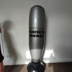 quite large punch bag. stands up to about 5ft 8"