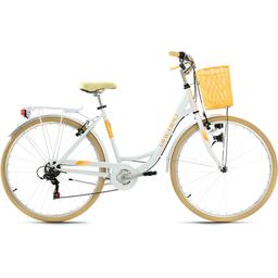 Verkaufe ein sehr schönes Fahrrad, 28Zoll,Rahmenhöhe 48cm,6Gang.       shimano Kettenschaltung,mit Korb.Es ist noch original verpackt, kann es durch einen Unfall leider nicht nutzen. Nur Abholung.