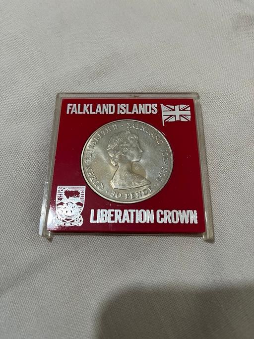 Buy & Sell Herne Hill South East London - Photos for FALKLAND ISLANDS 50 PENCE 1982 Coin