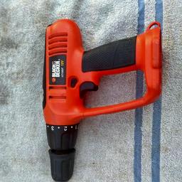 12 v black and decker drill no battery untested