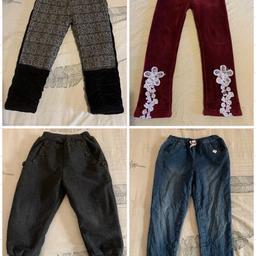 Girls trousers bundle, size:4-5years