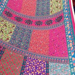 Multi Colour Mirror Shawal Pakistani Dupatta. 
This stunning Multicolor Dupatta is perfect for any occasion eid wedding parties etc 
You will certainly look pretty and Feel a lot more confident about your appearance when wearing these dresses selling on ebay £59 Amazon £65 
my price only £15 for one or two £25ono