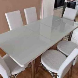 Beautiful Turkish Dinning Table with 6 chairs.
COLORS AVAILABLE:
WHITE , BLACK, GREY
DIMENSION:
W 80 CM X L 130 CM
EXTANDABLE LENGTH
L 170 CM
Note: Cash on delivery
More information contact me Whatsapp +447752286680
